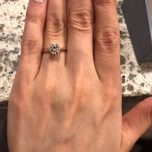 Forever One 1.00CTW Round 6 Prong Solitaire Ring